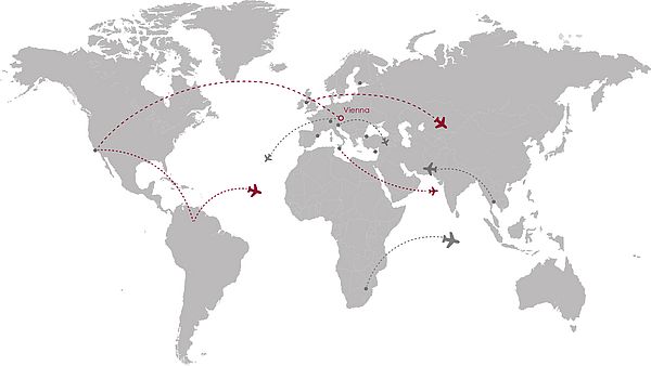 Map of Avcon Jet Offices